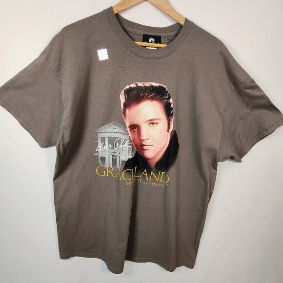 Graceland Tops - Graceland Women's XL Elvis Presley‎ "The Home of Elvis Presley" T-Shirt NWOT